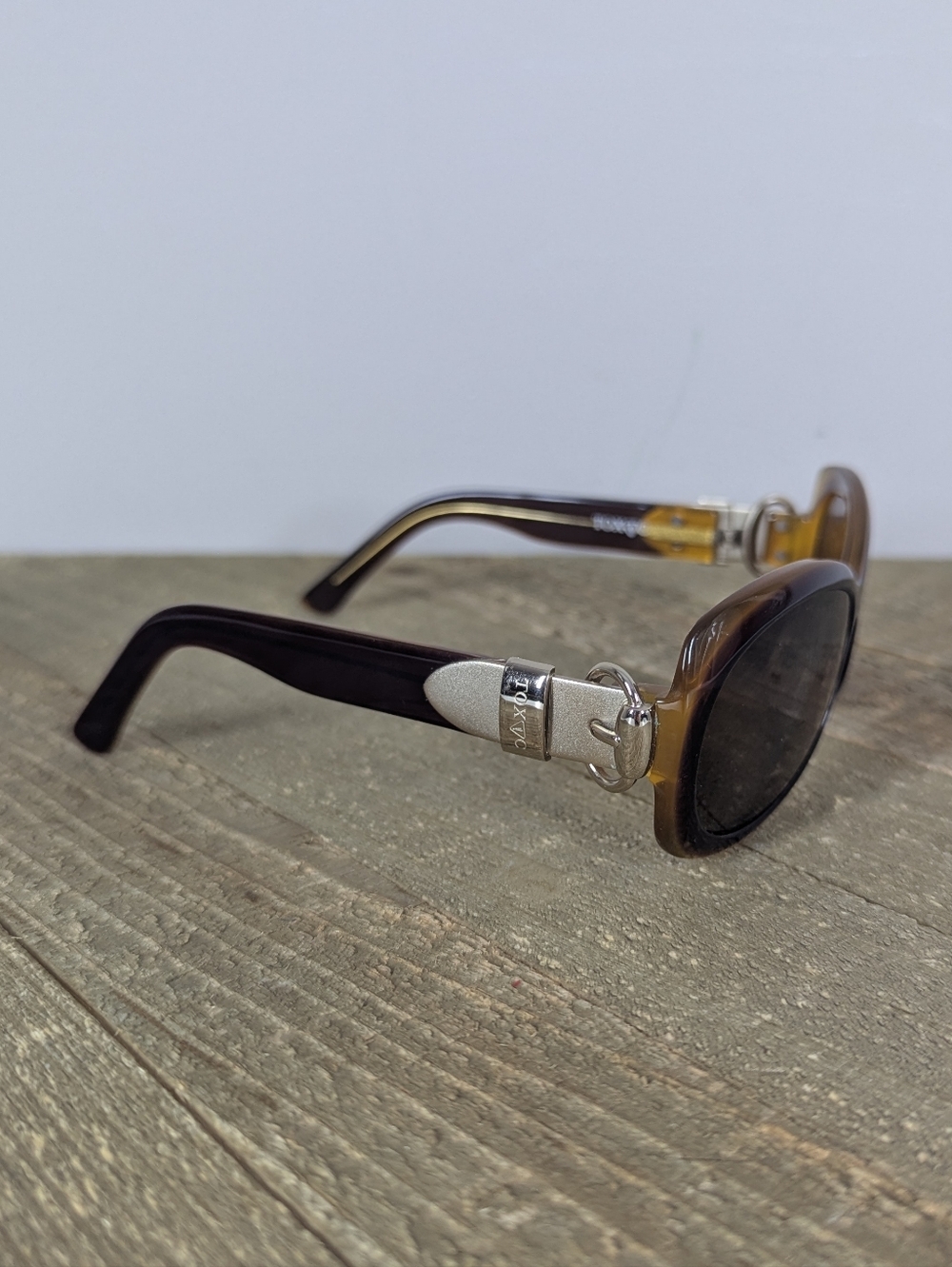 Toxic Eyewear Sunglasses Montreal Designer Tortoiseshell Belt Detail